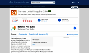 Gamers-unite-snag-bar.software.informer.com thumbnail