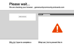 Gamersunitycommunity.proboards.com thumbnail