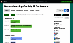 Gameslearningsociety12confe2016.sched.org thumbnail