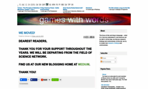 Gameswithwords.fieldofscience.com thumbnail