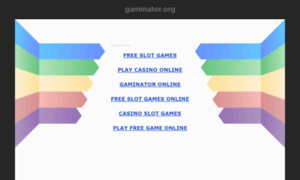 Gaminator.org thumbnail