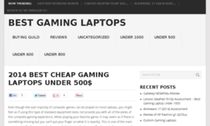 Gaminglaptopsite.com thumbnail