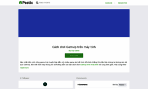 Gamvip.peatix.com thumbnail