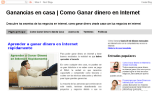 Ganancias-encasa.blogspot.mx thumbnail
