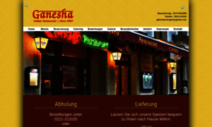 Ganesha-restaurant.de thumbnail