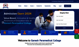 Ganeshparamedicalcollege.com thumbnail