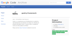 Gantry-framework.googlecode.com thumbnail