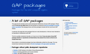 Gap-packages.github.io thumbnail