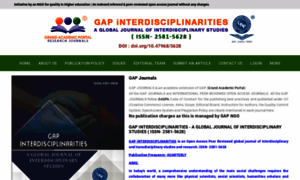 Gapinterdisciplinarities.org thumbnail