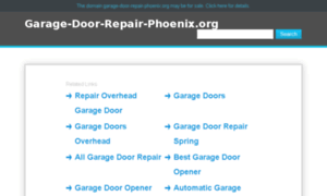 Garage-door-repair-phoenix.org thumbnail