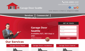 Garage-door-seattle.com thumbnail