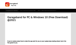 Garagebandforpc.org thumbnail