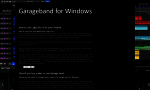 Garagebandforwindows.com thumbnail