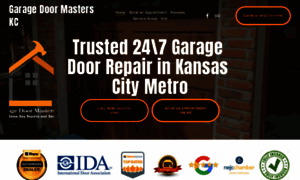 Garagedoormasterskc.com thumbnail