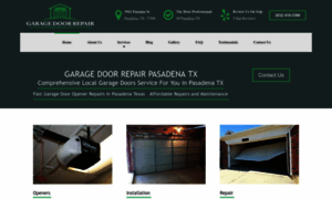 Garagedoorrepair-pasadenatx.com thumbnail