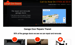 Garagedoorrepairsthanet.co.uk thumbnail
