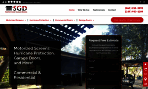 Garagedoorsandscreens.com thumbnail