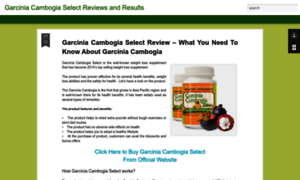 Garciniacambogiaselect-results.blogspot.com thumbnail