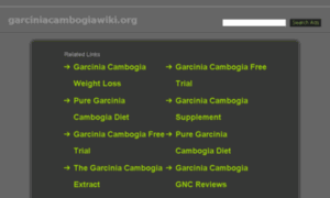 Garciniacambogiawiki.org thumbnail