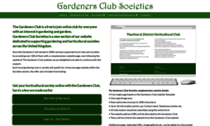 Gardenersclubsocieties.co.uk thumbnail