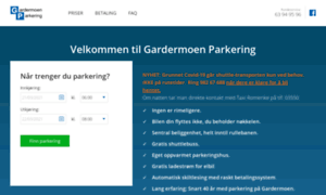 Gardermoenparkering.no thumbnail