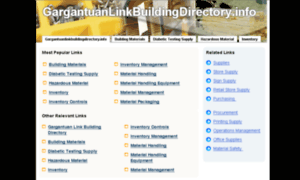 Gargantuanlinkbuildingdirectory.info thumbnail