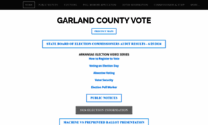 Garlandcountyvote.org thumbnail