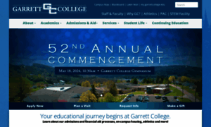 Garrettcollege.edu thumbnail