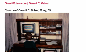 Garrettculver.com thumbnail