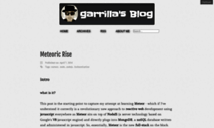 Garrilla.logdown.com thumbnail