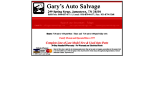 Garyautosalvage.com thumbnail