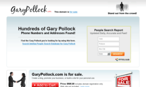 Garypollock.com thumbnail