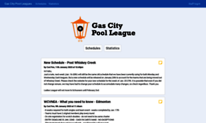 Gascitypoolleagues.com thumbnail