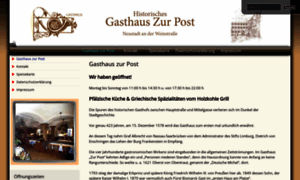 Gasthaus-zurpost-nw.de thumbnail