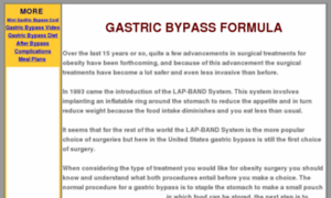 Gastricbypassformula.info thumbnail