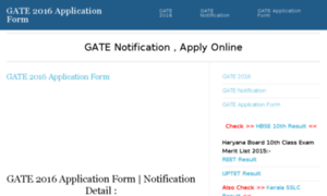 Gate2016applicationform.in thumbnail