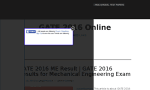 Gate2016online.in thumbnail