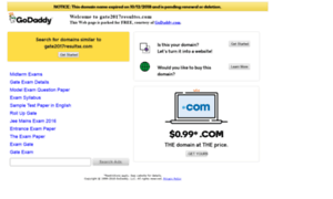 Gate2017resultss.com thumbnail