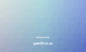 Gate29.co.za thumbnail