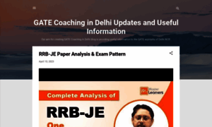 Gatecoachingdelhiblog.blogspot.com thumbnail