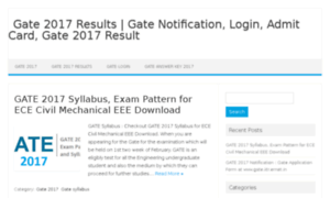 Gateresults2017.co.in thumbnail