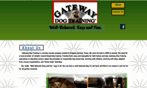 Gatewaydogtraining.com thumbnail