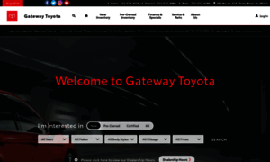 Gatewaytoyota.calls.net thumbnail
