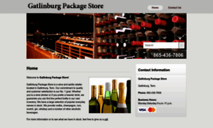 Gatlinburgpackagestoretn.com thumbnail