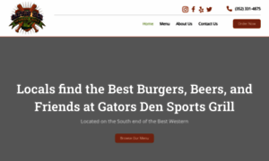 Gatorsdensportsgrill.com thumbnail