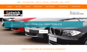 Gatwickcarandvanrental.com thumbnail