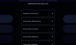 Gauhatiuniversity.com thumbnail