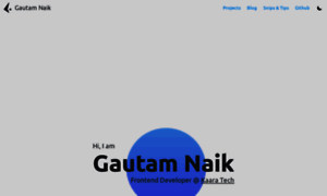 Gautamnaik.netlify.app thumbnail