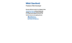 Gavrilovic.rs thumbnail