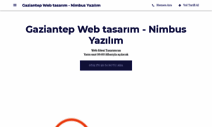 Gaziantep-web-tasarim-nimbus-yazilim.business.site thumbnail